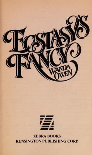 Portada de Ecstasy's fancy