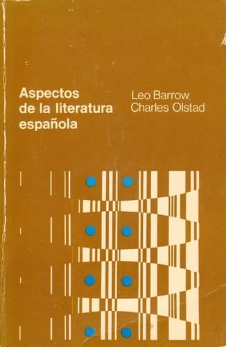 Portada de Aspectos de la Literatura Española