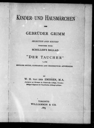 Portada de Kinder- und Hausmärchen der Gebrüder Grimm