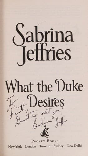 Portada de What the duke desires