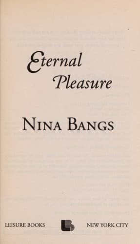 Portada de Eternal pleasure