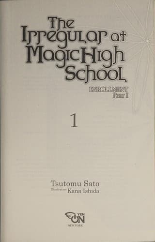 Portada de The irregular at Magic High School