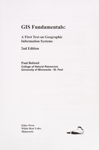 Portada de Gis Fundamentals