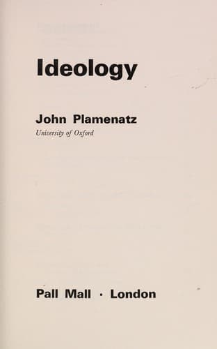 Portada de Ideology
