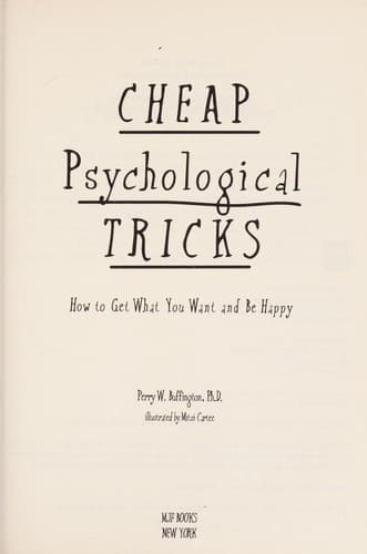 Portada de Cheap Psychological Tricks