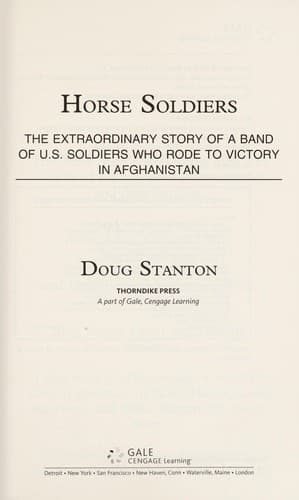 Portada de Horse soldiers