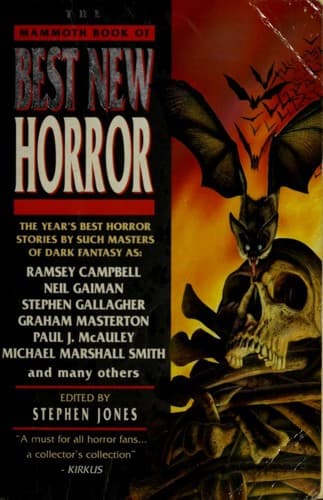 Portada de The Mammoth Book of Best New Horror Volume Seven