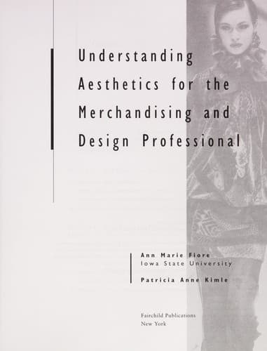 Portada de Understanding aesthetics for the merchandising and design professional