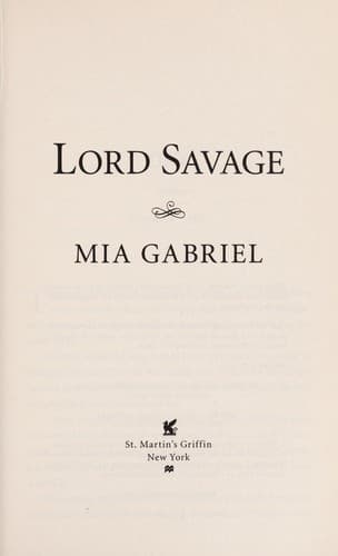 Portada de Lord Savage