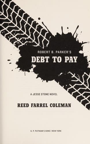 Portada de Robert B. Parker's debt to pay