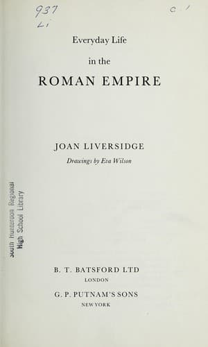 Portada de Everyday life in the Roman Empire