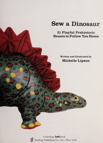 Portada de Sew a dinosaur
