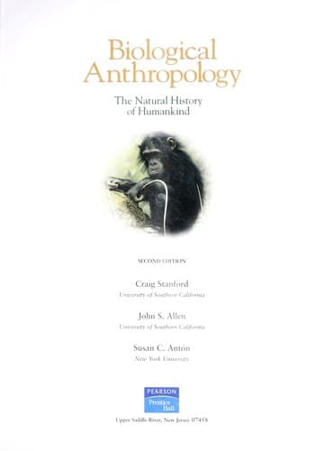 Portada de Biological anthropology