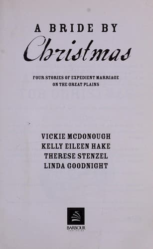 Portada de A Bride by Christmas