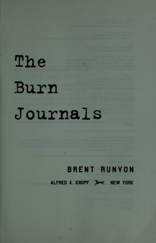 Portada de The burn journals