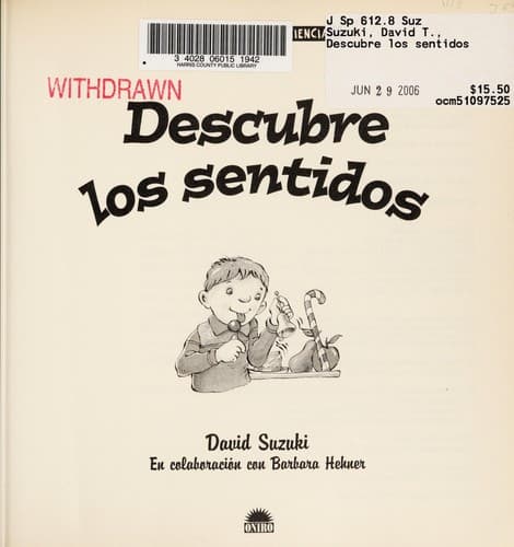 Portada de Descubre los sentidos