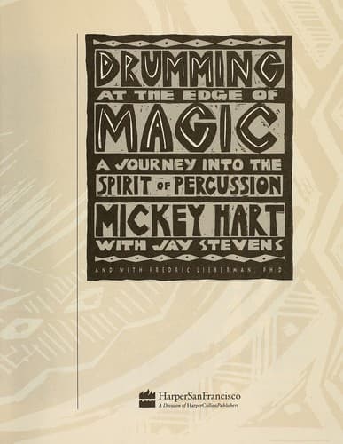 Portada de Drumming at the edge of magic