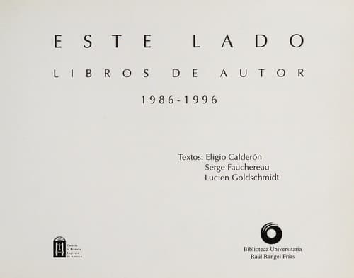 Portada de Este lado