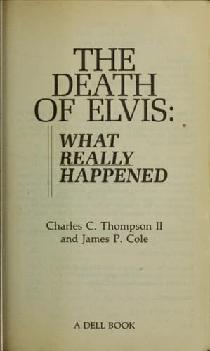 Portada de The Death of Elvis