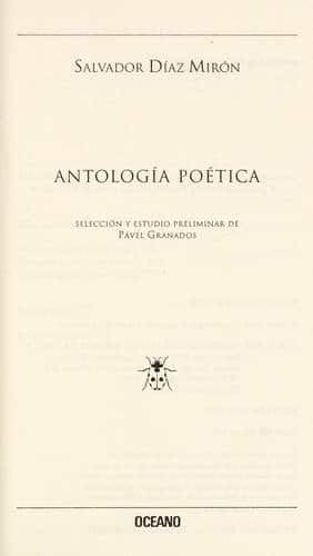 Portada de Antologia Poetica/poetic Anthology