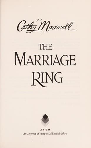 Portada de The marriage ring