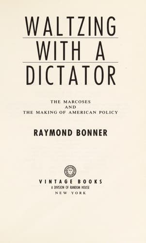 Portada de Waltzing with a dictator