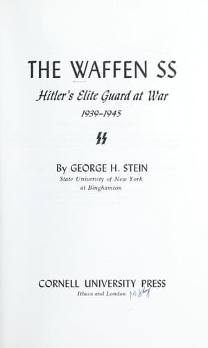 Portada de The Waffen SS
