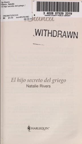 Portada de El hijo secreto del griego