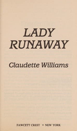 Portada de Lady Runaway