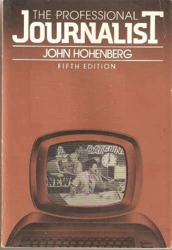 Portada de The professional journalist