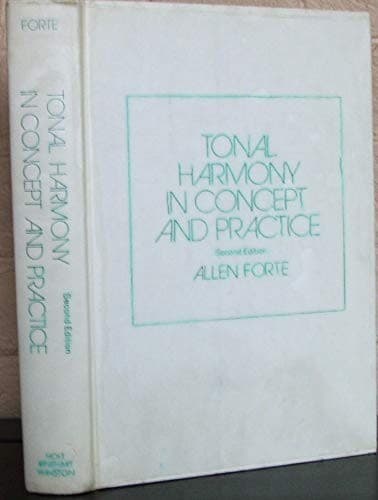 Portada de Tonal harmony in concept and practice.