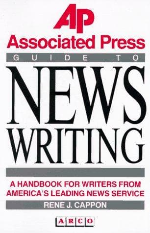 Portada de The Associated Press guide to news writing