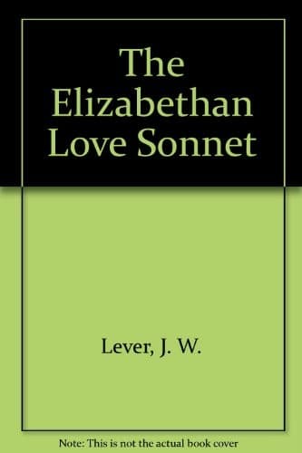 Portada de The Elizabethan love sonnet