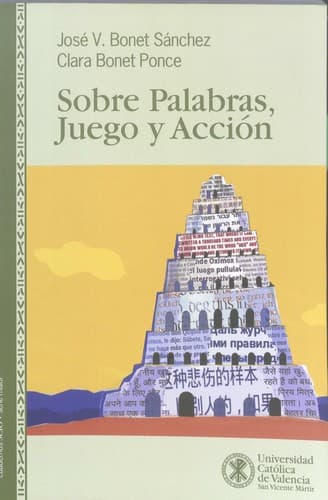 Portada de Sobre palabras, juego y acción