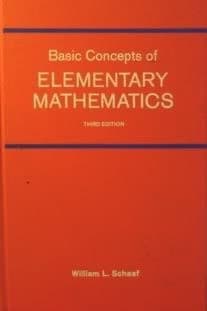 Portada de Basic concepts of elementary mathematics
