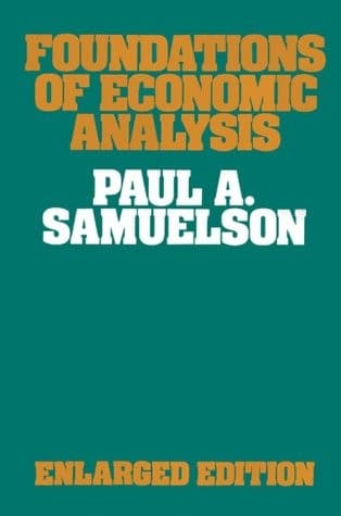 Portada de Foundations of economic analysis