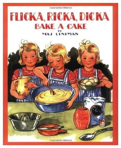 Portada de Flicka, Ricka, Dicka bake a cake