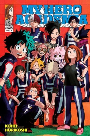 Portada de My Hero Academia, Vol. 4