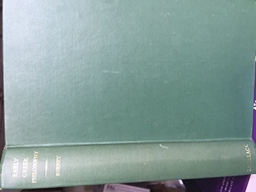 Portada de Early Greek philosophy