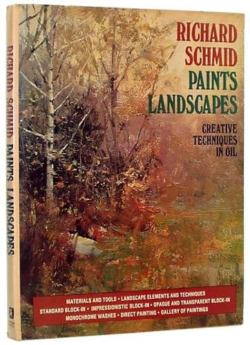 Portada de Richard Schmid paints landscapes