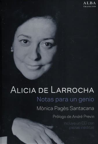 Portada de Alicia de Larrocha : notas para un genio