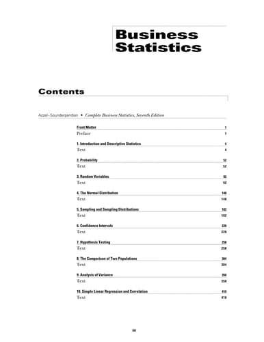 Portada de Complete business statistics