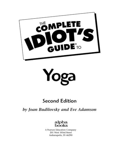 Portada de The complete idiot's guide to yoga