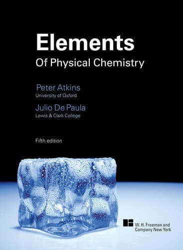 Portada de Elements of physical chemistry