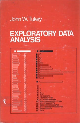 Portada de Exploratory data analysis, John W. Tukey