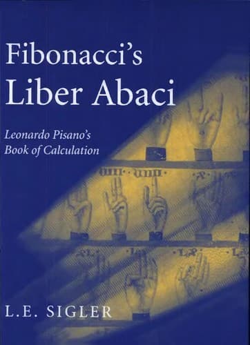 Portada de Fibonacci's Liber abaci