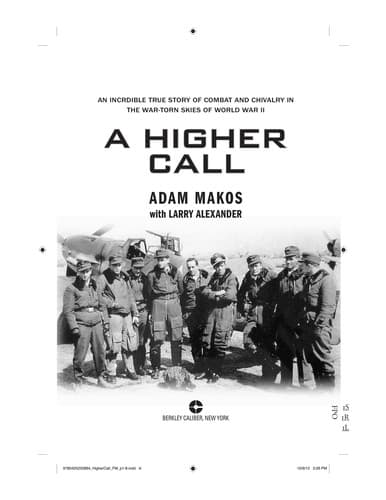 Portada de A Higher Call