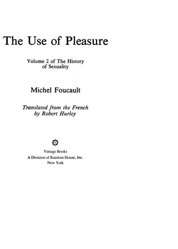 Portada de The history of sexuality