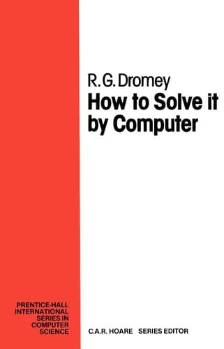 Portada de How to solve it by computer