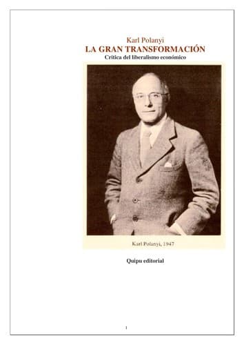 Portada de La gran transformación